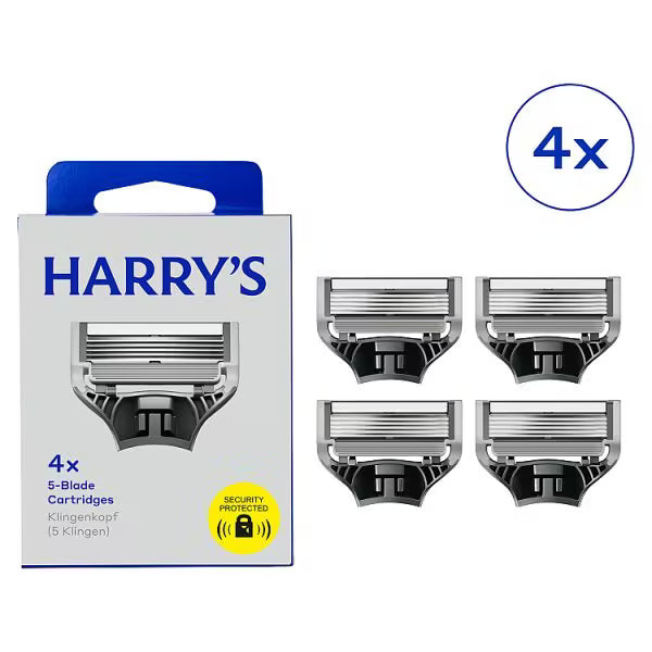Harry's Razor Blades Refill | Razor Head Refills with Precision Trimmer