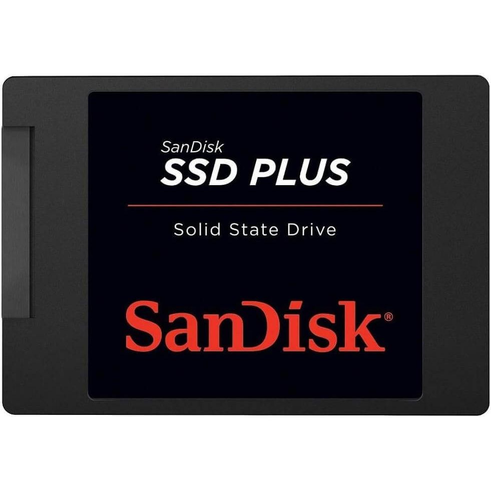 SanDisk SSD PLUS 240 GB Sata III 2.5 Inch Internal SSD, Up to 530 MB/s, Black - Amar.co.uk