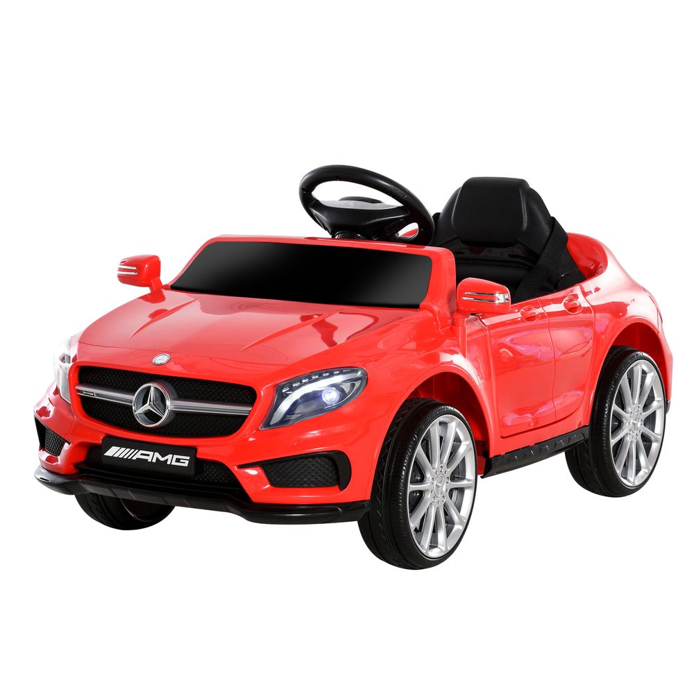 6V Licensed Mercedes Benz Kids Ride On Car W/ Remote Light Music Red - Amar